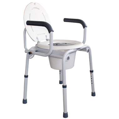 Commode Chair Drop Arm Static | Bathroom Aids