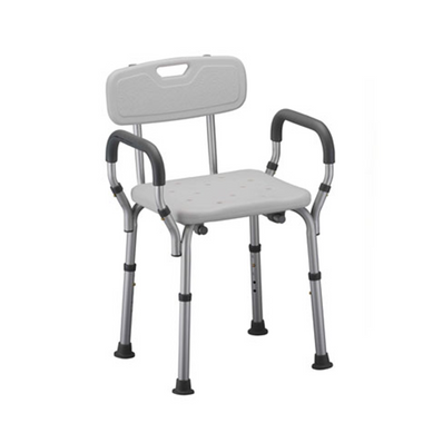 Shower Chair With Back & Armrests | Bathroom Aids
