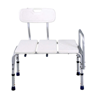 Transfer Bench for Shower or Bath with Backrest | Bathroom Aids