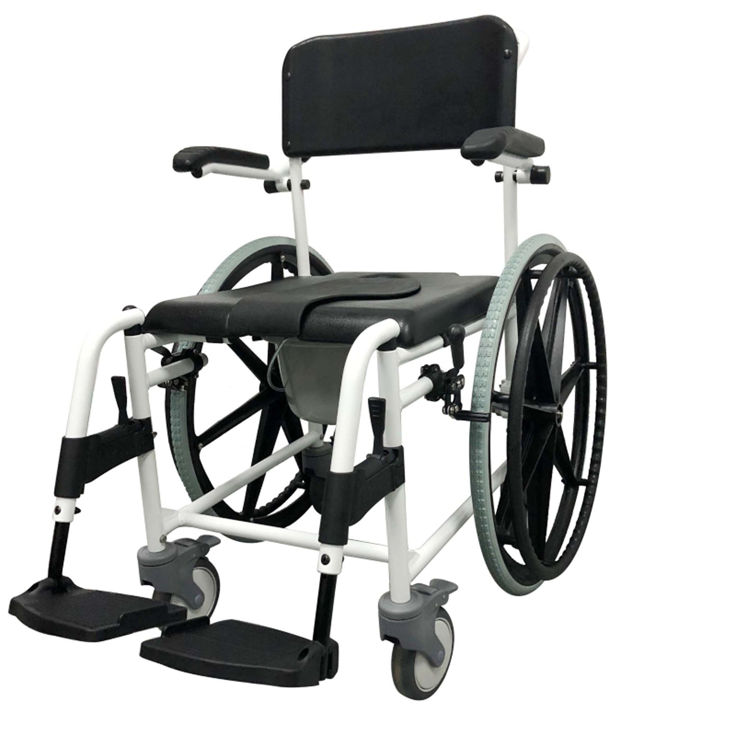 Commode Aluminium Self Propelling | Bathroom Aids