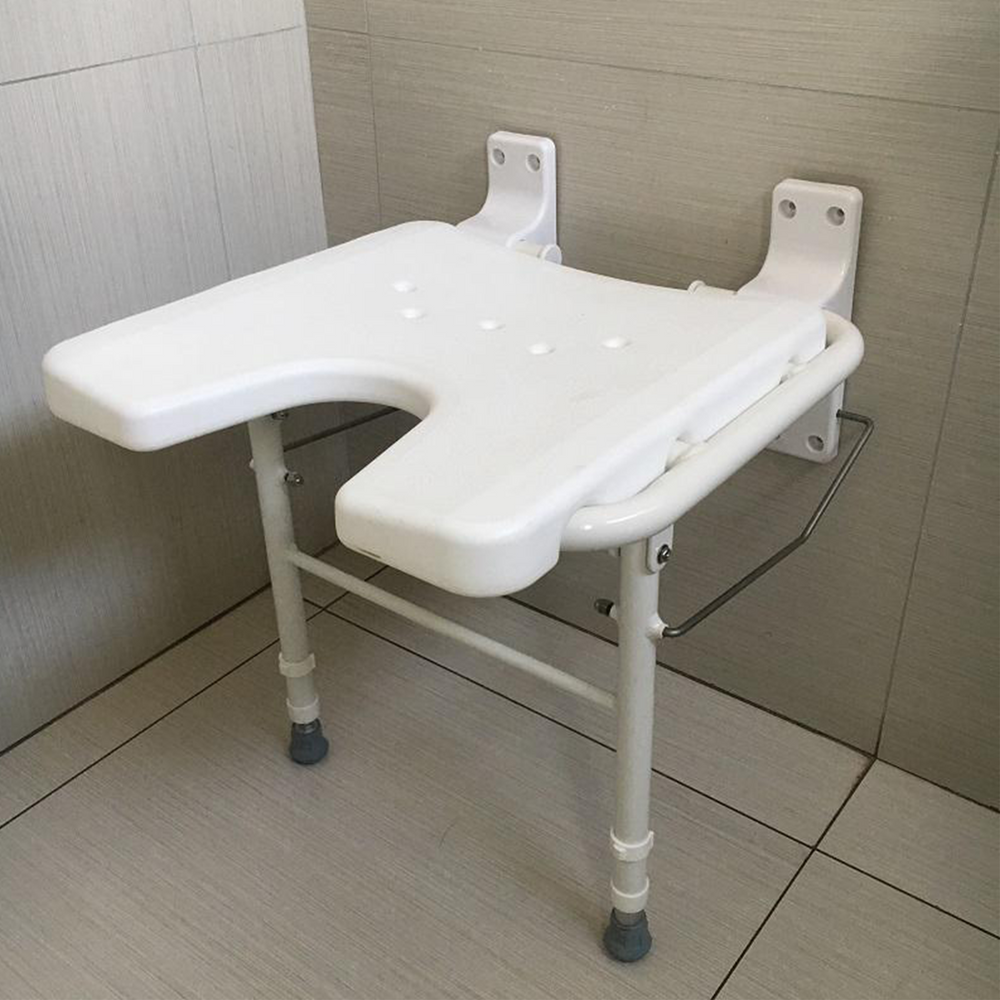 Wall Mounted Shower Seat Compact Flip Up Sheer Mobility